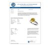 Image 3 : 2.50 CTW Certified Intense Yellow SI Diamond Solitaire Ring 10K White Gold - REF-579Y2K - 33047