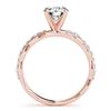 Image 5 : 1.4 CTW Certified VS/SI Diamond Solitaire Ring 18K Rose Gold - REF-361X5T - 27478