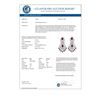 Image 3 : 17.50 CTW Ruby & Diamond Earrings 18K White Gold - REF-515W5F - 11846