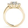 Image 2 : 2.09 CTW Certified VS/SI Diamond Solitaire Halo Ring 18K Yellow Gold - REF-436A8X - 27017