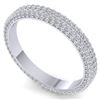 Image 2 : 1.75 CTW Certified VS/SI Diamond Micro Eternity Ring 14K White Gold - REF-130W9F - 30267