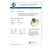 Image 2 : 4.70 CTW Emerald & Diamond Ring 14K Yellow Gold - REF-140M9H - 13294