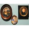 Image 1 : 3 miniature paintings, unknown artist