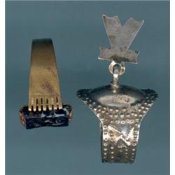 A ring and a signet ring