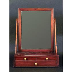 A mirror with drawers