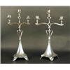 Image 1 : A pair of candelabras