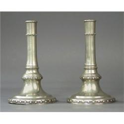 A pair of candlesticks