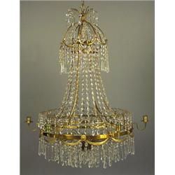 A chandelier