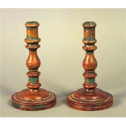 A pair of candlesticks