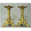 Image 1 : A pair of altar candlesticks