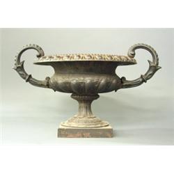 A garden urn