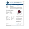 Image 2 : 4.74 CTW Ruby & Diamond Ring 10K White Gold - REF-63N6Y - 12817