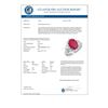 Image 2 : 4.42 CTW Ruby & Diamond Ring 18K White Gold - REF-90T5M - 13281