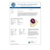 Image 3 : 4.33 CTW Amethyst & Diamond Ring 10K Yellow Gold - REF-50N2Y - 13443