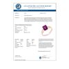 Image 2 : 1.47 CTW Amethyst & Diamond Ring 18K Rose Gold - REF-25M5H - 12707