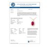 Image 2 : 1.90 CTW Ruby & Diamond Pendant 14K Rose Gold - REF-32N8Y - 13974