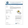 Image 3 : 1.25 CTW Certified Intense Yellow SI Diamond Solitaire Ring 10K White Gold - REF-272A8X - 32911