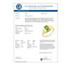 Image 2 : 1.28 CTW Peridot & Diamond Ring 10K Yellow Gold - REF-14K8W - 13466