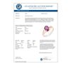 Image 2 : 1.26 CTW Amethyst & Diamond Ring 18K Rose Gold - REF-32M8H - 12503