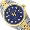 Image 1 : Rolex Men's Two Tone 14K Gold/SS, QuickSet, Diamond Dial with Fluted Bezel - REF-431K5T