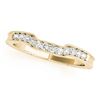 Image 5 : 0.86 CTW Certified VS/SI Princess Diamond Solitaire 2Pc Set Antique 14K Yellow Gold - REF-153W8F - 3