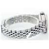Image 2 : Rolex Men's Stainless Steel, QuickSet, Diam Dial & Diam/Emerald Bezel - REF-521H4W