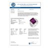 Image 2 : 8.03 CTW Amethyst & Diamond Ring 10K White Gold - REF-42M9H - 10915