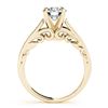 Image 2 : 1 CTW Certified VS/SI Diamond Solitaire Ring 18K Yellow Gold - REF-301W4F - 27785