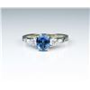 Image 2 : Brilliant Ceylon Colored Sapphire & Diamond Ring