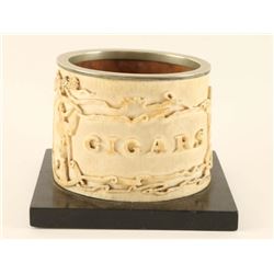 Finely Carved Ivory Cigar Horn