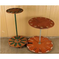 Lot of 2 Round Rifle Racks