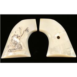 Carved Mother of Pearl Grips