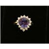 Image 4 : Beautiful Ladies Tanzanite & Diamond Ring