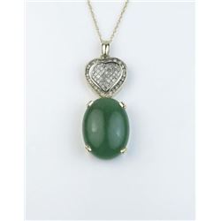 Elegant Green/Jade Jadeite Pendant