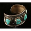 Image 3 : Old Pawn Turquoise & Sterling Cuff