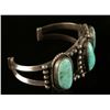 Image 2 : Old Pawn Sterling & Turquoise Bracelet