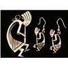 Image 1 : Sterling Kokopelli Pendant & Earrings Set