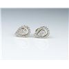 Image 3 : Dazzling Custom Made Pear Design Diamond Earrings