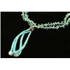 Image 2 : Two Strand Turquoise Nugget Heishi Necklace