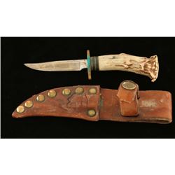 Small Stag Handled Knife