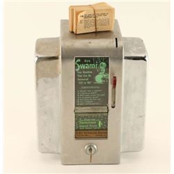 Vintage "Ask Swami" Coin Op Napkin Dispenser