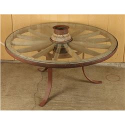 Wagon Wheel Coffee Table