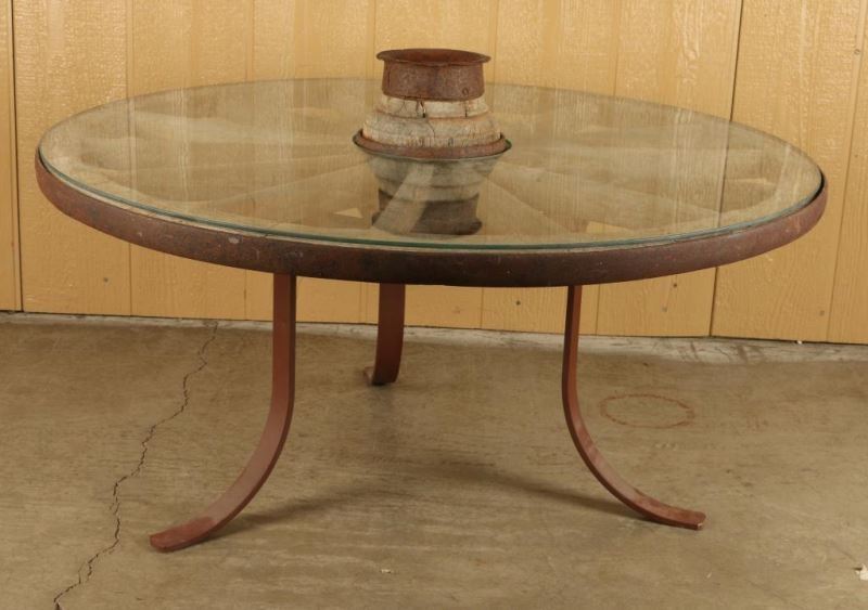 Wagon Wheel Coffee Table