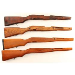 Lot of 4 SKS Wood Stocks