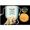 Image 1 : Beaded Buckskin Pouch
