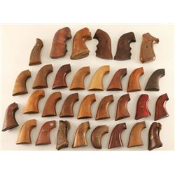Large Lot of Wooden Grips