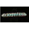 Image 1 : Old Pawn Zuni Turquoise & Silver Cuff