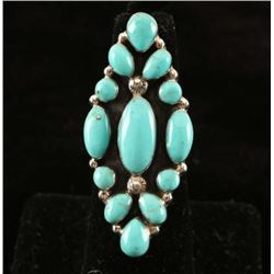 Native American Turquoise & Sterling Ring