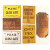 Image 1 : Lot of 6 Antique Signs