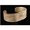 Image 2 : Old Pawn Hammered Silver Cuff Bracelet
